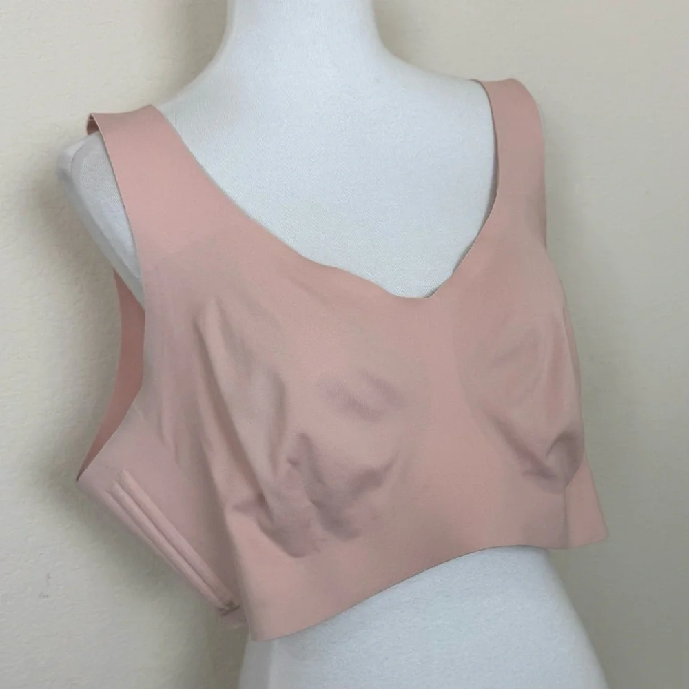 Honeylove V-Neck Rose Tan Bra‎ Plus Size 2X